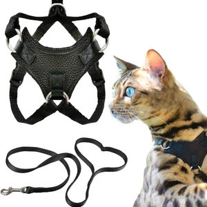 リーシュセット付きカスタムロゴ猫ハーネスメーカー卸売 - Product Image 2