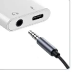2 in 1 Type C male to 3.5mm jack Headphone audio splitter type C quick charge adapter splitter