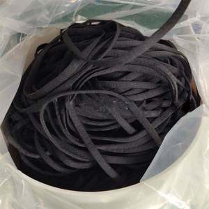 Bande élastique plate en spandex/nylon noir premium de 3 mm/5 mm, cordon pour boucle d'oreille, 20 mm, 140, pour sous-vêtements et bracelet de montre - Product Image 2