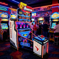 Tableau de score numérique professionnel en métal durable pour jeu de tir arcade espagnol, distributeur de tickets, 6 niveaux de difficulté réglables
