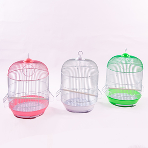 Jaulas de pájaros para mascotas de patrón sólido al por mayor hogar de alambre elegante para loros palomas conejos - Product Image 2