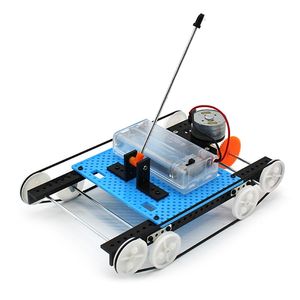OKYN-G6826 Educational STEM <b>Toy</b> Fun <b>Tank</b> DIY Assembly Kit with Plastic Components for Kids and Adults - Product Image 3