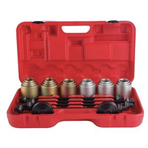 Jeu de douilles universelles pour moyeux de roues automobiles de 26 pièces, outil de démontage et d'installation de roulements avec support OEM pour l'installation de bagues BM-15 - Product Image 1