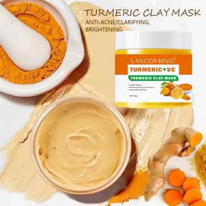 Mascarilla de Arcilla Personalizada con Cúrcuma y Vitamina C, Exfoliante e Iluminadora para Limpiar los Poros, Mascarilla de Arcilla Hidratante - Product Image 2