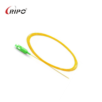 Conectores SC Ripo de Alta Calidad de 12 Fibras/1 Fibra, Pigtail de Fibra Óptica con Código de Color en la Cubierta de 0.9mm/2.0mm/3.0mm