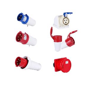 Conector de enchufe industrial <span class=keywords><strong>ZNG</strong></span> 16A 32A 63A EN/IEC60309 enchufe hembra 3 pines 4 pines 5 pines - Product Image 1