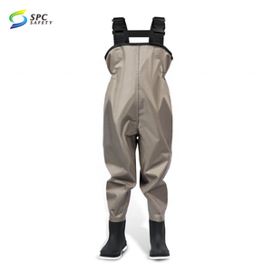<span class=keywords><strong>Cuissardes</strong></span> de pêche et de sport en PVC imperméables avec poche zippée pour jeunes, enfants, filles, idéales pour la navigation, la plage, la randonnée aquatique et les ruisseaux. - Product Image 4