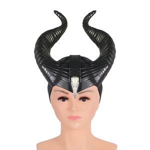 Masque <span class=keywords><strong>de</strong></span> sorcière diabolique en latex pour femmes, Halloween, Noël, fête costumée, cosplay, effrayant, drôle - Product Image 3