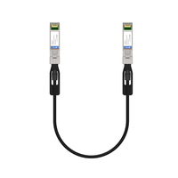 Cable de distribución de cobre pasivo de 1m, 100G QSFP28 4x 25G NRZ 25G SFP28 10G SFP+ DAC Pasivo 40G QSFP+ a 4 X 10G SFP+