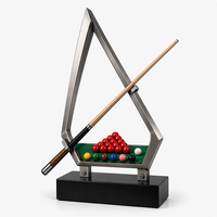Trophée de snooker, trophée de billard, trophée sportif personnalisé, trophée en métal personnalisé, récompense pour le vainqueur