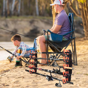 Soporte de Pared para Cañas de Pescar de Plástico, Organizador de Aparejos de Liberación Rápida, para Camioneta, Bote, Pontón, Marca LM LM25433 - Product Image 5