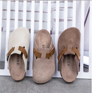 Hogar transpirable cómodo de doble cara de gamuza de vaca para zapatillas para <span class=keywords><strong>zapatos</strong></span> <span class=keywords><strong>Birkenstock</strong></span> EVA - Product Image 3