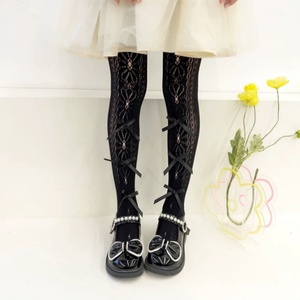 Leggings fins et respirants pour filles, printemps-été, doux pour la peau, avec nœud, basiques, pour enfants de 3 à 10 ans, collants pour toutes les occasions - Product Image 4