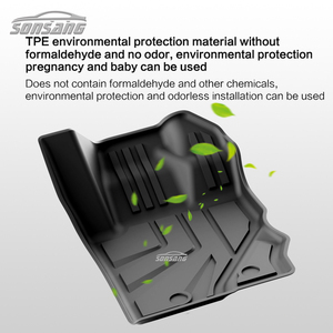 Tùy chỉnh tất <span class=keywords><strong>c</strong></span>ả thời tiết tùy chỉnh Ford <span class=keywords><strong>Bronco</strong></span> TPE sàn xe mat Sonsang TPE thảm xe để 2024 2025 Ford <span class=keywords><strong>Bronco</strong></span> thảm sàn - Product Image 4