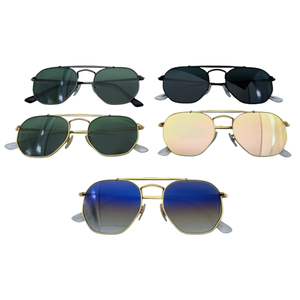 Мужские солнцезащитные очки в металлической оправе - Product Image 2