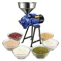 Moulin à céréales et à farine électrique automatique 3500W 220V, usage commercial, humide/sec, pour maïs, blé, riz, haricots, 60kg/h, longue durée de vie