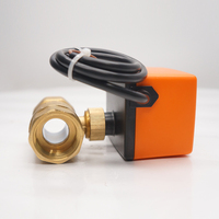 Winvall Systèmes HVAC Mini vanne à boisseau sphérique en laiton Vanne à boisseau sphérique à flotteur motorisé 220VAC Petites vannes à débit électrique à 2 voies