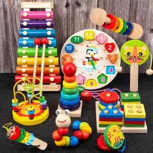 Music Instrument Baby Educational Gifts Toy Wooden Frame Style Xylophone Piano Colorful Children Kids Musical Funny Toys