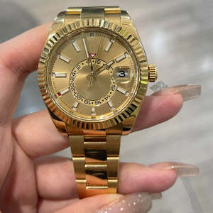 Montre mécanique pour hommes la plus vendue 2025, chaîne en or, cadran noir, montre pour hommes d'affaires - Product Image 4