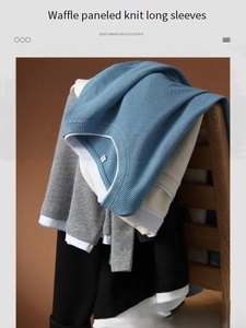 Anti-Pilling Heavyweight Waffle Fabric Oversize T-Shirt Durable Daily Wear Slim Fit <b>Travel</b> Ready - Product Image 3