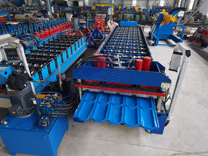 Ligne de production de tuiles de toit en acier Machine automatique de formage et de pressage de rouleaux - Product Image 2