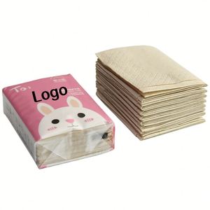 Custom logo Printed Thickened Small Pocket <b>Tissue</b> <b>Paper</b> Mini Facial <b>Tissue</b> <b>Paper</b> Handkerchief Portable Pocket <b>Tissue</b> - Product Image 1