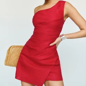 Vestido de Lino Plisado de Un Solo Hombro, Elegante, Sin Mangas, para Fiesta, Mini Vestido para Mujer, de Lujo, OEM - Product Image 1