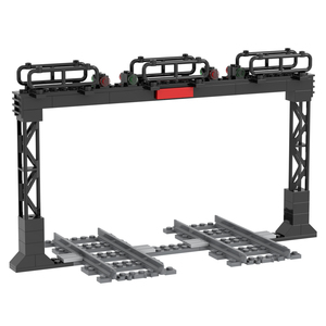Luz Indicadora de Vía de Tren MOC4195, 68 Piezas, Serie Ciudad, Bloques de Construcción Educativos para Armar y Coleccionar, Regalo para Niños - Product Image 4