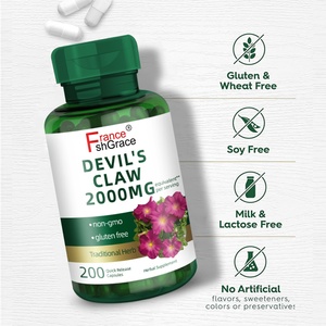 Suplemento Herbal de Alta Calidad de Garra de Diablo, 2000 mg, 200 Cápsulas, Apoya la Salud Inmunológica para Adultos - Product Image 3