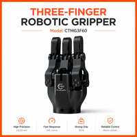 Pince électrique programmable CTMG3F60 pour le transfert d'échantillons en laboratoire et la manipulation robotique