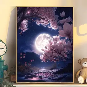 Atacado pintura por números estilo chinês diy kit de pintura à mão arte a óleo da parede pintura por número design personalizado