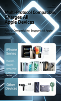 Adaptor Charger Portabel Tommox 20w MOQ 10pcs Adaptor Charger Ponsel Kustom PD Fast Charger untuk Adaptor Charger iphone 20w
