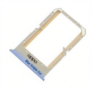 Bandeja para tarjeta SIM Oppo para A72 2020 Cph2067, pieza de repuesto azul de triple corte - Product Image 2