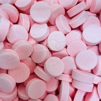Permen Tablet Dextrose Terkompresi Multi-Warna Kustom Bentuk Kartun Rasa Buah & Mint 1kg Dikemas dalam Kotak Hari Valentine