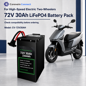 Corevein <b>Connect</b> 76.8V 30Ah LiFePO4 <b>Battery</b> Pack 2304Wh Semi Solid State Lithium Ion Bluetooth BMS 4000 Cycles 1 Year Warranty - Product Image 2