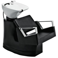 Diant livraison gratuite meubles de salon de coiffure et de beauté salon shampooing chaise lavage des cheveux style lit