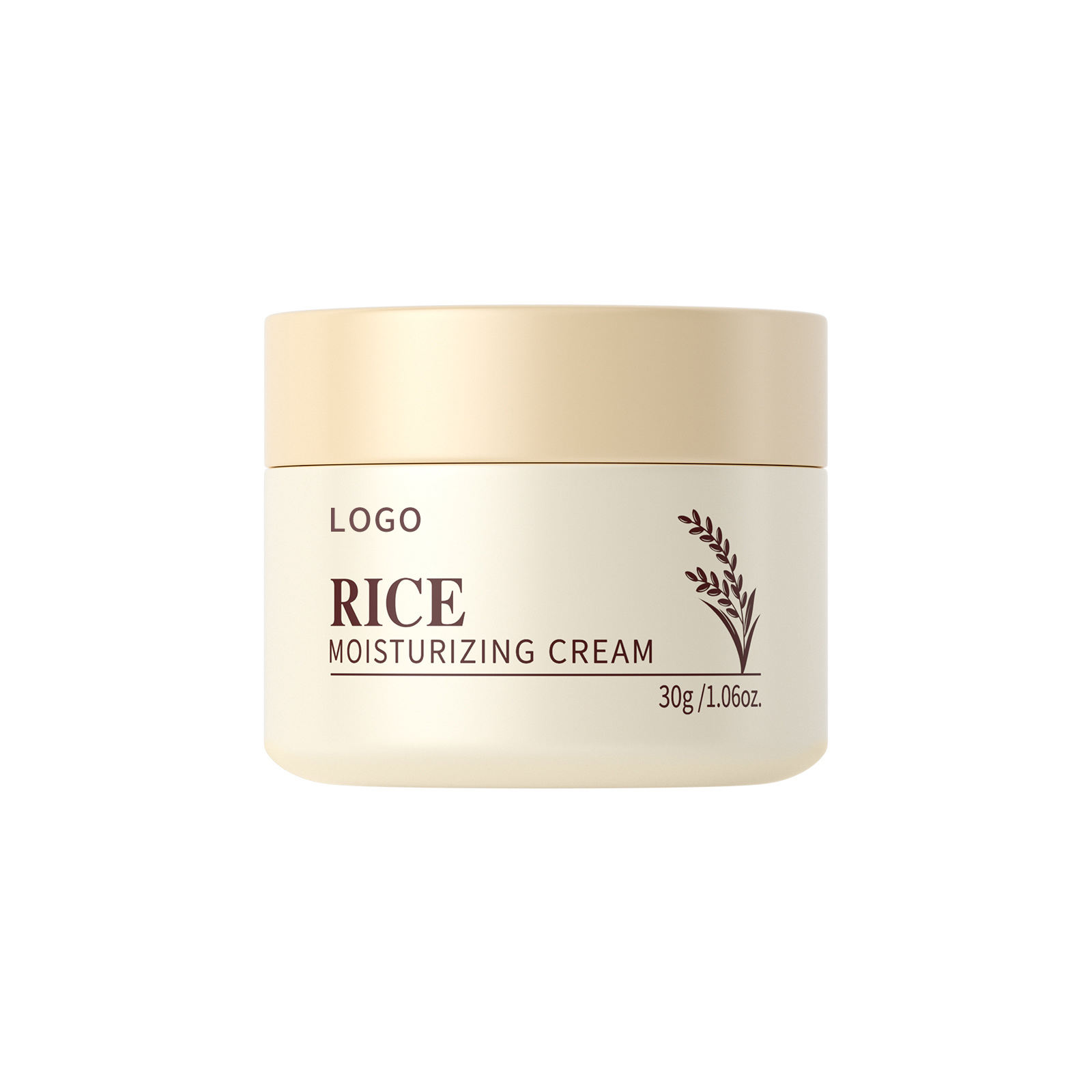 Crema facial de arroz