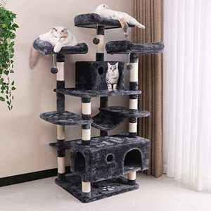 Gatto torre per gatti al coperto Multi-livello Condo e tiragraffi per gattini Design di alta qualità - Product Image 1