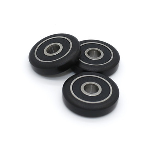 Roues à roulement à billes 626RS non à poulie fournies par le fabricant, revêtues de POM, pour rails de porte coulissante, 6*25*6mm - Product Image 3