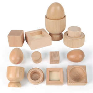 Set di Puzzle Montessori 3D con Uova e Sfere, Blocchi Personalizzati per l'Apprendimento dei Bambini, Giocattoli Educativi in Legno - Product Image 3