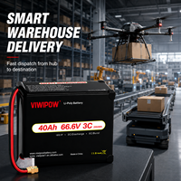 Baterai Drone Semi Solid State 40000mAh 18S Laris Manis Baterai UAV 18S Kapasitas Tinggi untuk Drone Pertanian dan Industri