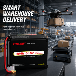 Batterie de drone semi-solide 40000mAh 18S, vente chaude, batterie UAV 18S haute capacité pour drone agricole et industriel - Product Image 3
