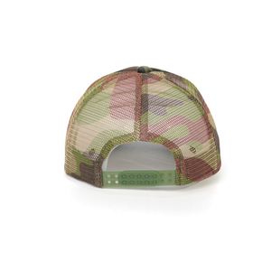 Casquette de camionneur vintage unisexe en coton pur incurvé de qualité supérieure, motif camouflage, 5 panneaux, maille extérieure - Product Image 6