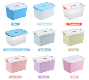 Impermeable respetuoso del medio ambiente <span class=keywords><strong>seguro</strong></span> de <span class=keywords><strong>vida</strong></span> de debajo de la caja de plástico de juguete caja de almacenamiento - Product Image 4