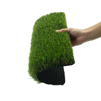 Rumput Buatan 42mm Hemat Biaya, Bilah Dua Warna Seragam untuk Penggunaan di Halaman Belakang, Ramah Lingkungan, Tahan Lama, Tahan Api, Ringan, Cepat Menyerap Air