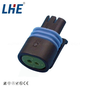 <span class=keywords><strong>Delphi</strong></span> <span class=keywords><strong>12162193</strong></span> PA66 Nữ kết nối 2-Pin cảm biến nhiệt độ nước với nylon nhà ở & 25A đồng liên hệ với - Product Image 4