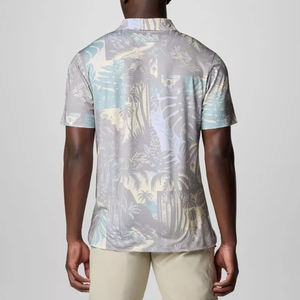 חם מכירה באיכות גבוהה בכל רחבי הדפס mens havayian פולו חולצות מתיחה - Product Image 2