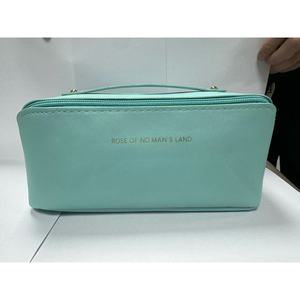 Wholesale <b>Large</b> Travel Cosmetic <b>Bag</b> for Women Leather <b>Makeup</b> Organizer Female Toiletry Kit <b>Bags</b> Make up Case Storage Luxury Lady - Product Image 2