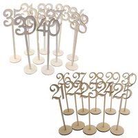 Ychon personnalisé fournitures de mariage en bois amour creux numérique fleur siège sièges table de mariage en bois plaque d'immatriculation