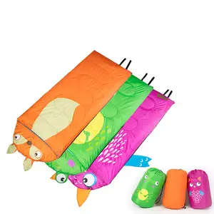Super Soft Warm Lndoors Outdoor Large Size 66*30 Inch Plush Cute Toy Animal Kids Sleeping Bag